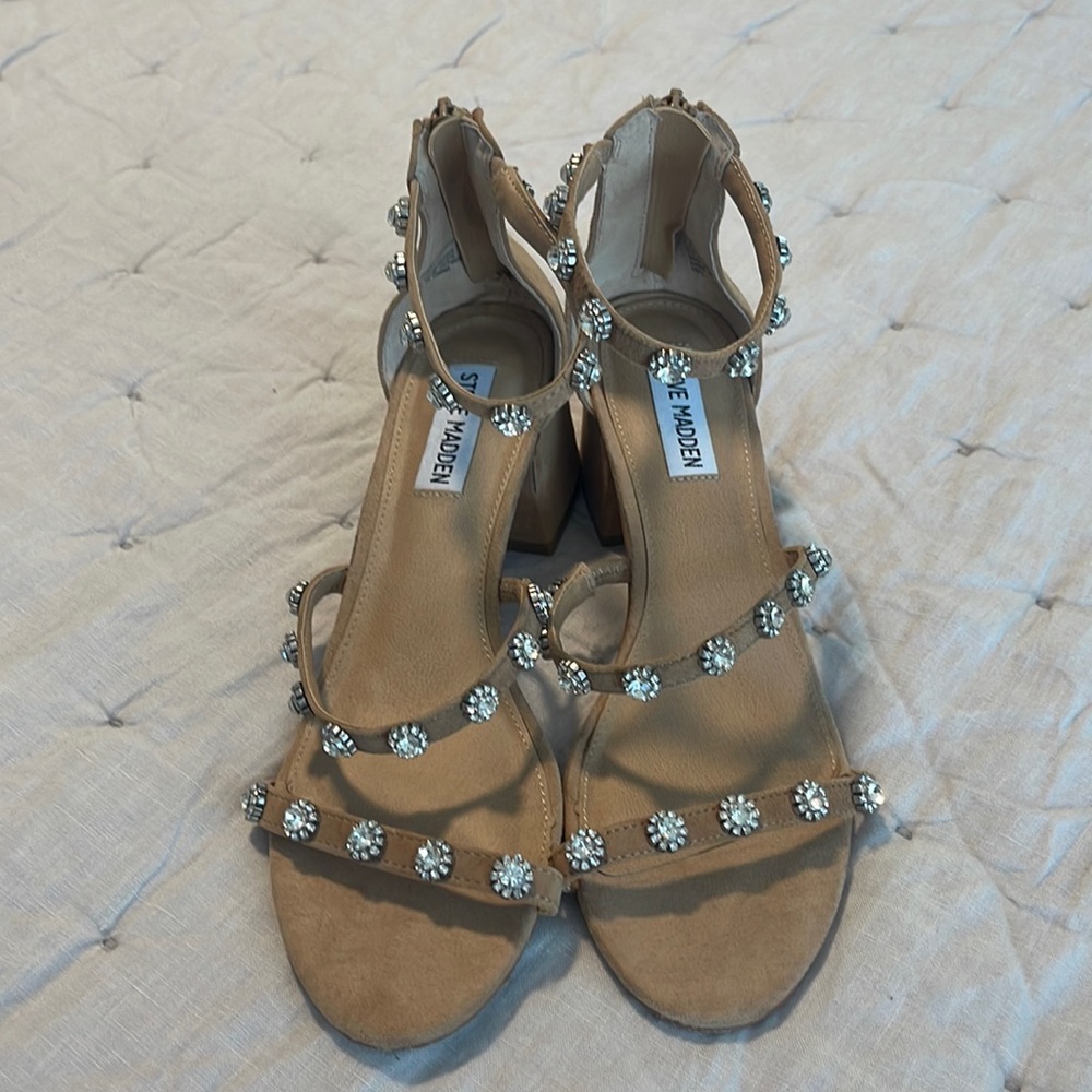 Steve Madden Tan Suede Summer Sandal